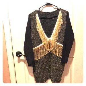 Lurex fringe Party dress